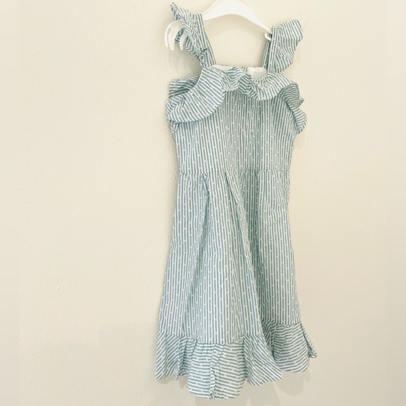 Janie & Jack Girls Striped Dress - Picture 3 of 5